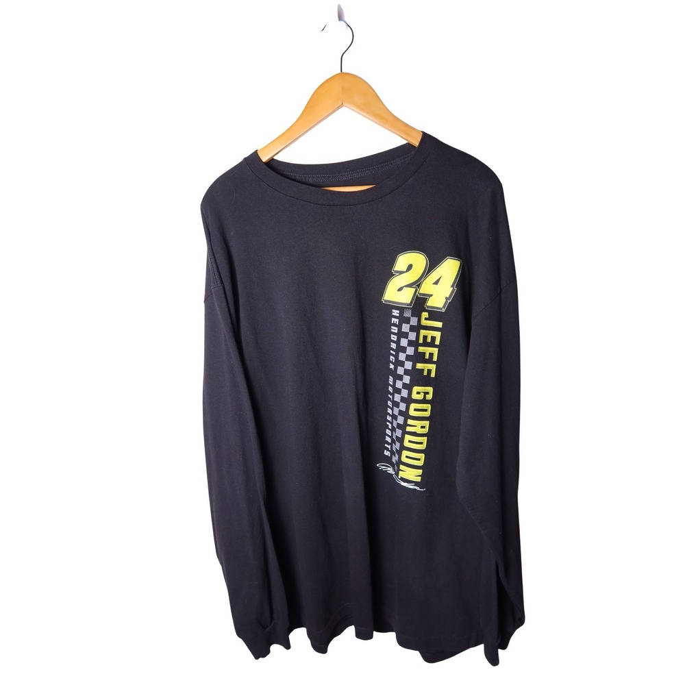 Jeff Gordon Hendrick Motorsports 24 Graphic Long Sleeve Shirt Black Mens XL EXCL
